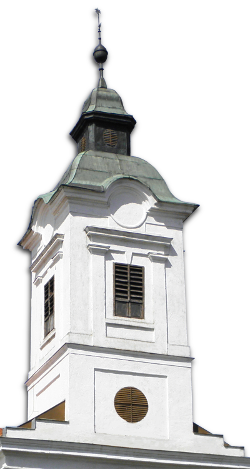 Baktalórántházi református templom torony
